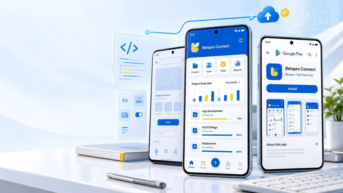 Illustrative application concept · not a released app or live Google Play listing